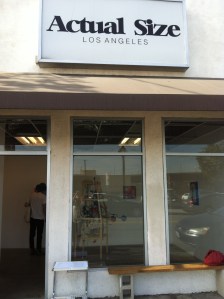 Actual Size Gallery Los Angeles
